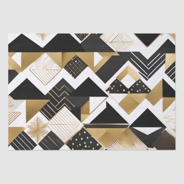 papel de tecidos de diamantes de natal abstrato (Frente )