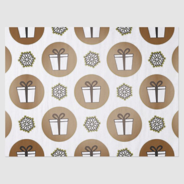 papel de tecidos de férias (Frente )