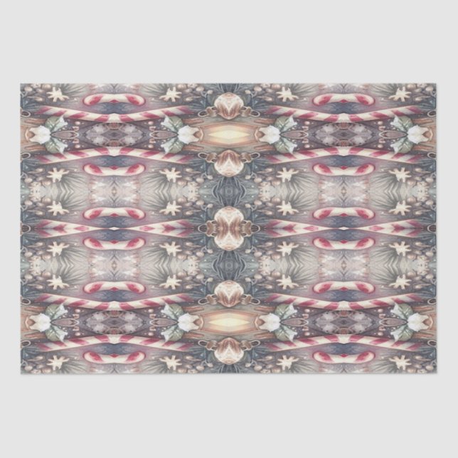 Papel de tecidos de férias no inverno (Frente )