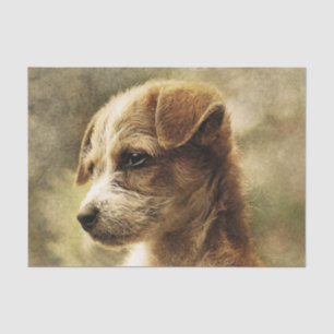 Papel de tecidos de filhotes de cachorrinhos elega