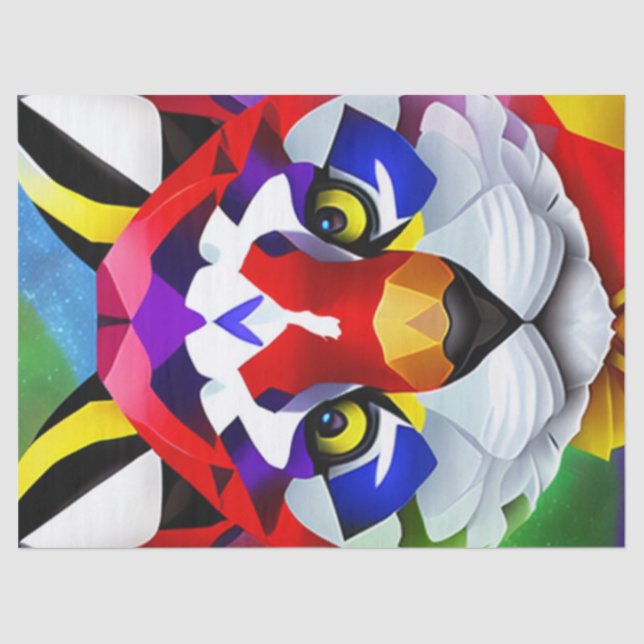 Papel de tecidos de Gato de Alexander (Frente )