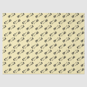 papel de tecidos de guitarra