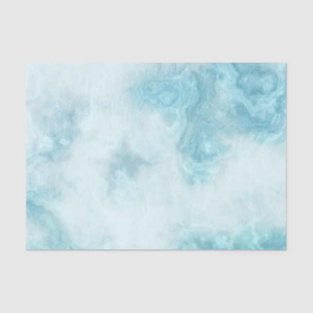 papel de tecidos de mármore azul (Frente )