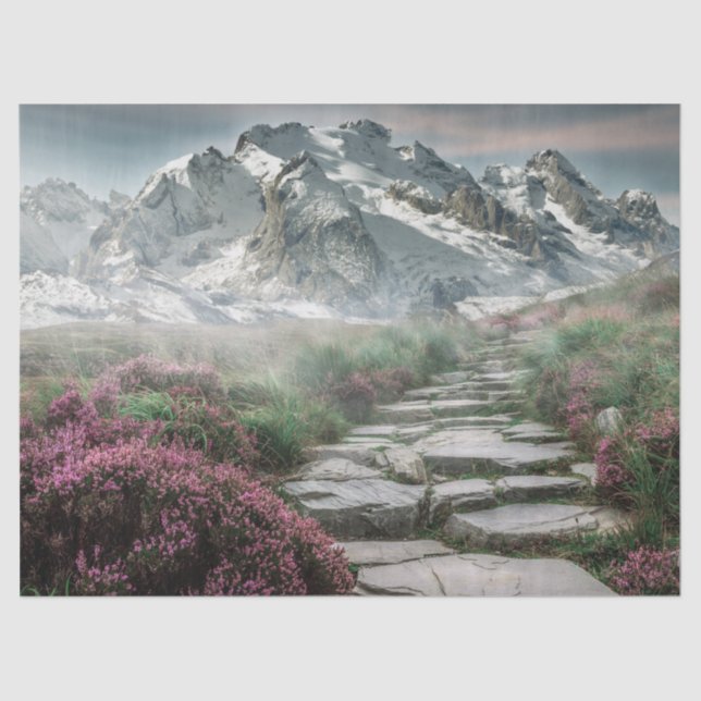 papel de tecidos de montanha (Frente )