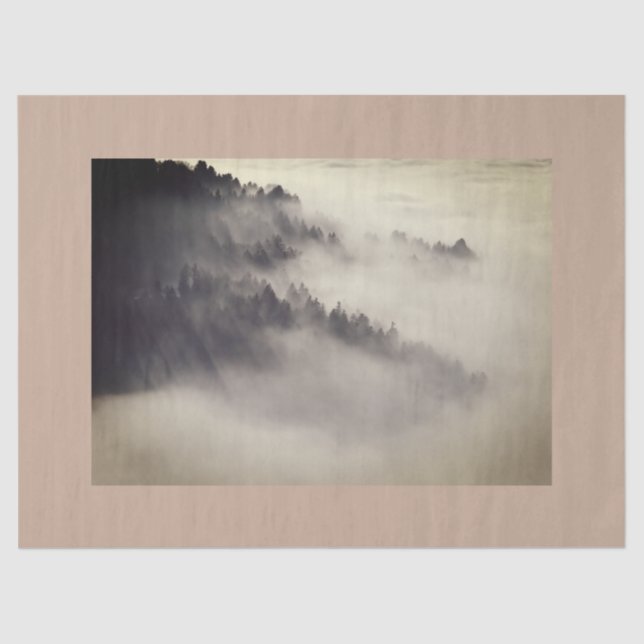 Papel de tecidos de montanha hermeticamente tritur (Frente )