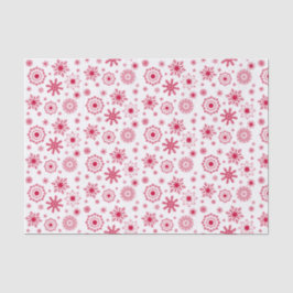 Papel de tecidos de Natal em Neve Flocos de Neve