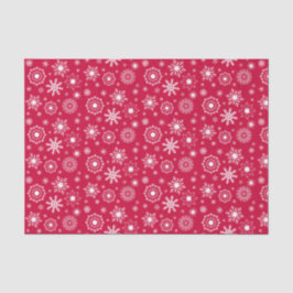 Papel de tecidos de Natal em Neve Flocos de Neve