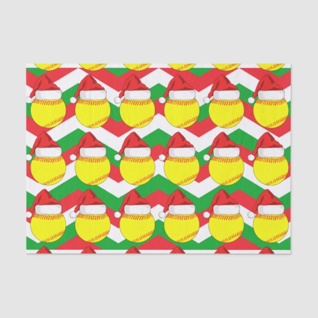 Papel de tecidos de Natal para Santa Hat de Softba (Frente )