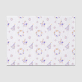 Papel de tecidos de Natal roxo