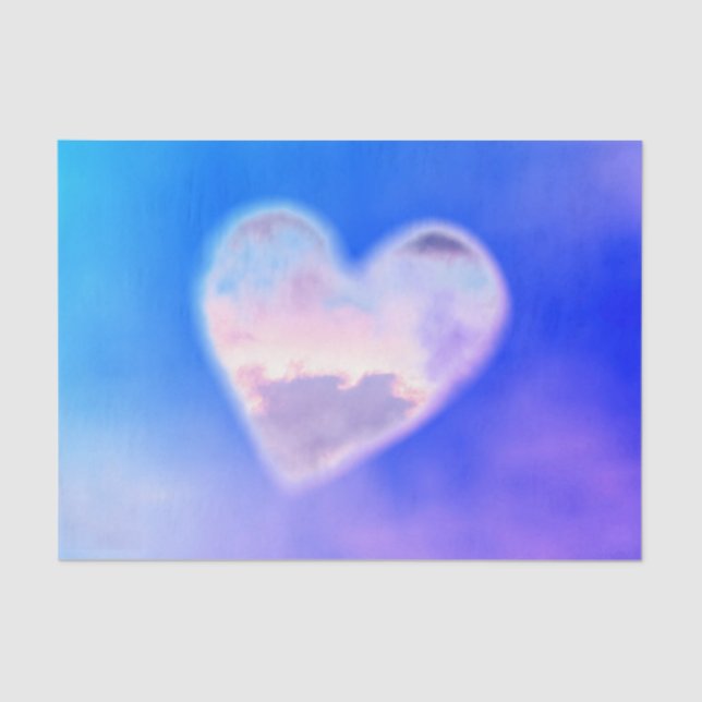 Papel de tecidos de NUVEM CARDÍACA (Frente )