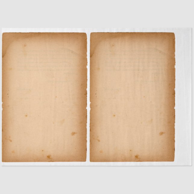 PAPEL DE TECIDOS : DÉCOUPAGE ; PAPEL ANTIGO (Frente )