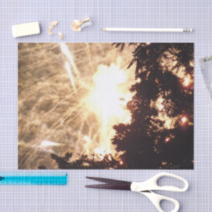 Papel de tecidos Fireworks 15