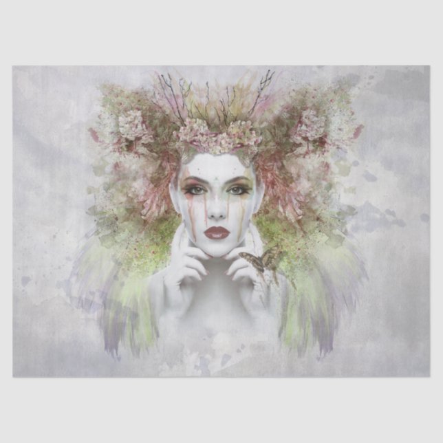 papel de tecidos naturais da mãe (Frente )