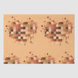 Papel de tecidos One World Heart