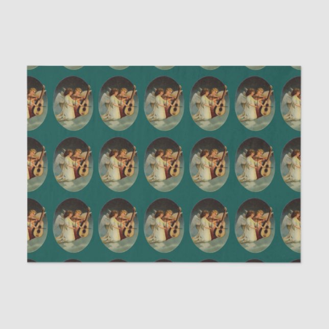 Papel de Tecidos para Crianças Anjos (Frente )