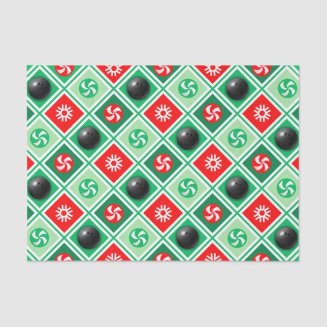 Papel de tecidos para presentes de Natal nas bolic (Frente )