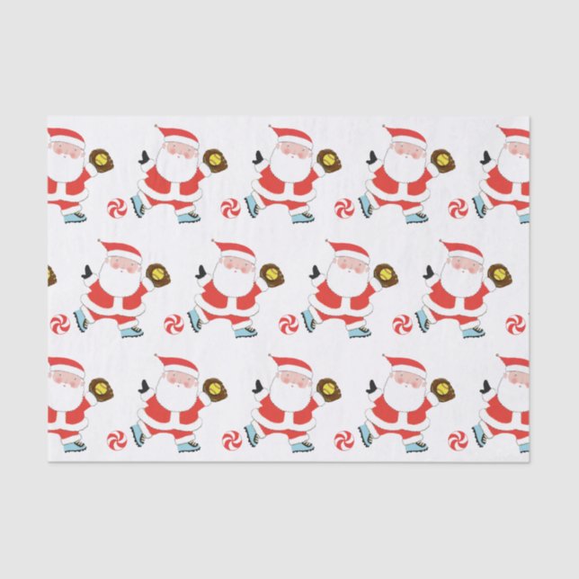 Papel de tecidos para presentes no Natal do Softba (Frente )