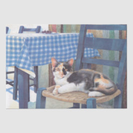 PAPEL DE TECIDOS PINTADOS DE GATO