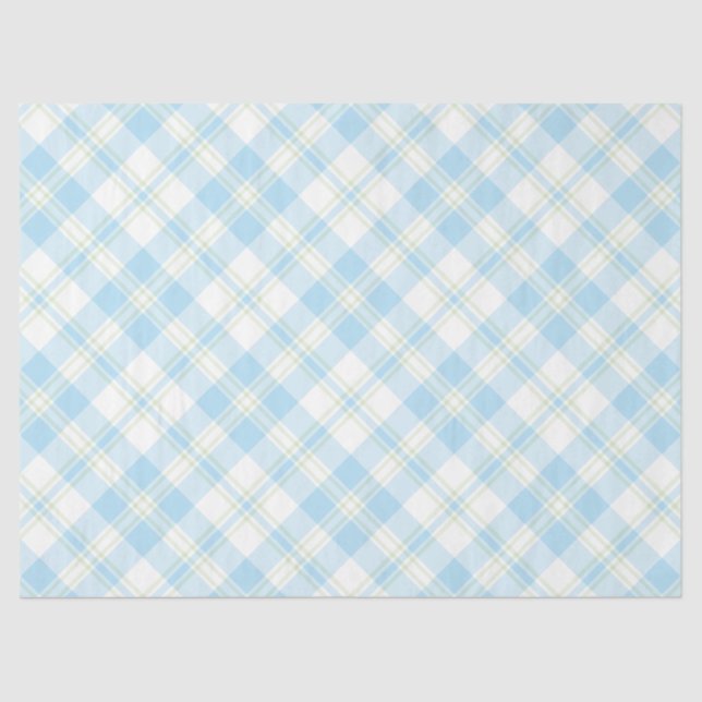 Papel de Teclado Azul-Chic Sky e Branco (Frente )