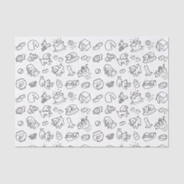 Papel de Teclado Preto