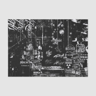 Papel de Teclado preto e branco