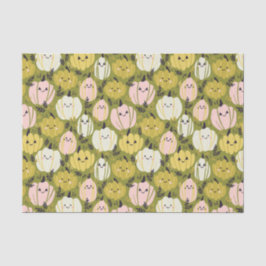 Papel de Teclado Rosa e Verde Pumpkins