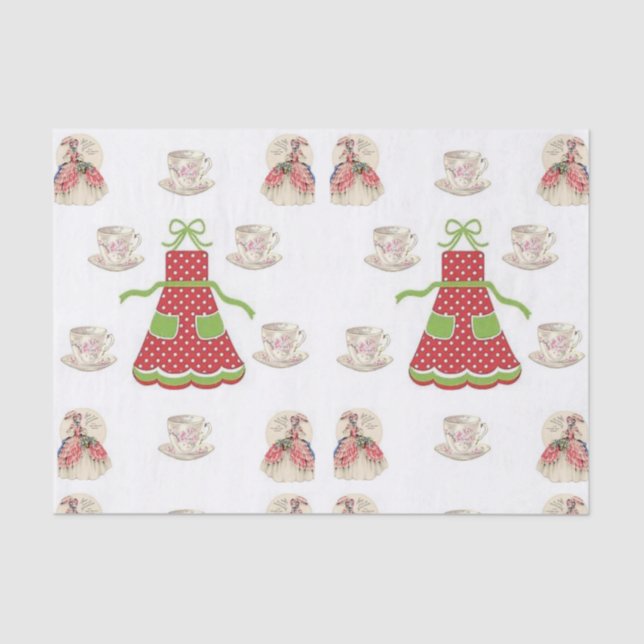 Papel decorativo para tecidos vitorianos (Frente )