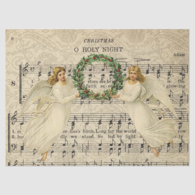 Papel Decoupage da Noite Santa (Frente )