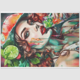 Papel Decoupage do Cocktail Cutie Mojito