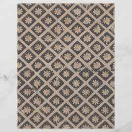 Papel Decoupage Flores Dentro de Praças