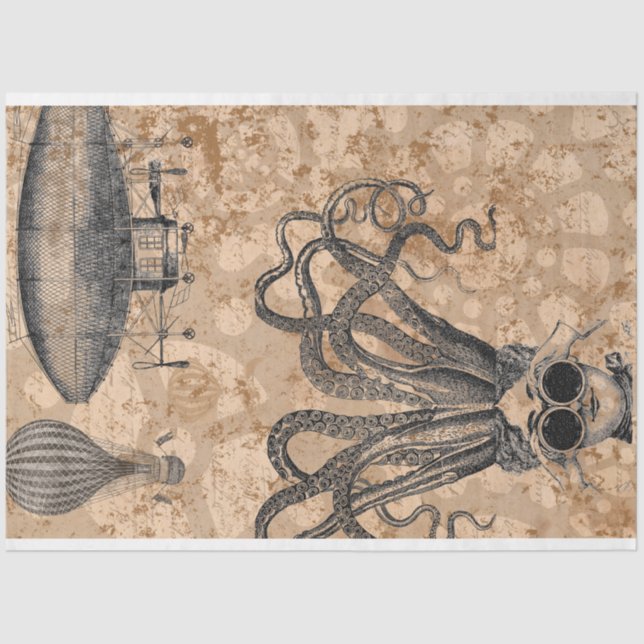 Papel Decoupage Steampunk (Frente )