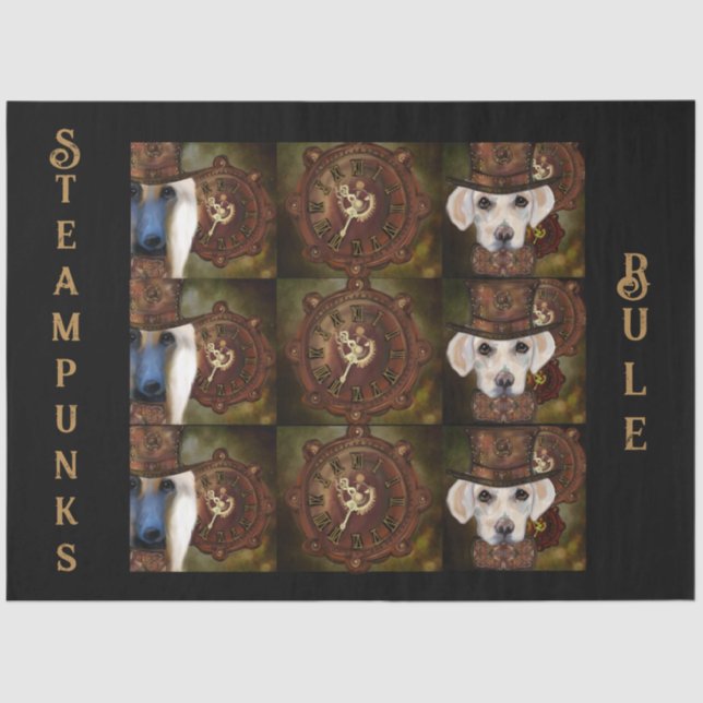 Papel Decoupage Steampunk (Frente )