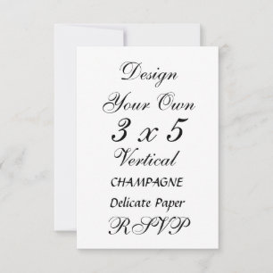 Papel delicado CHAMPANHE 3 x 5 DIY