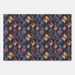 PAPEL DESCORATIVO GEOMÉTRICO EXÓTICO