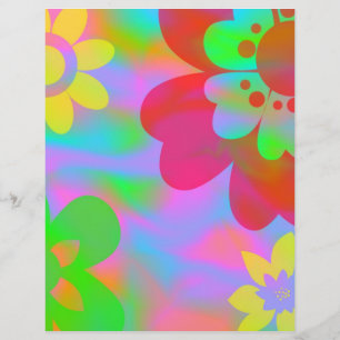Papel do álbum de recortes de flower power