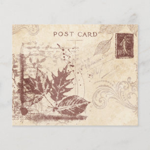 Papel do álbum de recortes do cartão do outono d