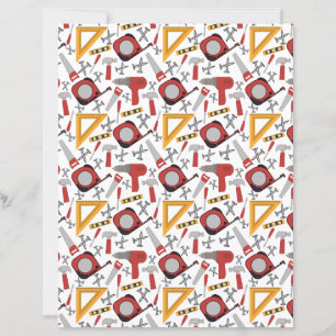 Papel do Álbum de Recortes do Faz-Tudo em Vermelho
