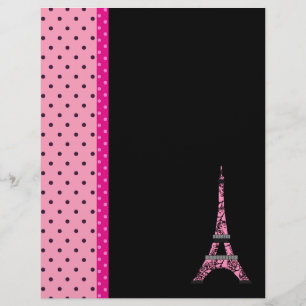 Papel do álbum de recortes do tema de Paris da