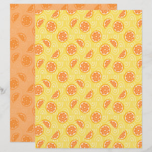 Papel do Álbum de Recortes Laranja