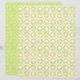 Papel do Álbum de Recortes Melão-Honeydew