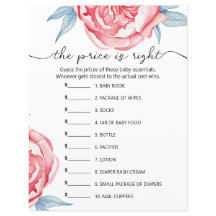 Papel do jogo "o preço está certo"