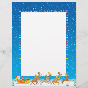 Papel do Natal do reciclado - design do trenó do