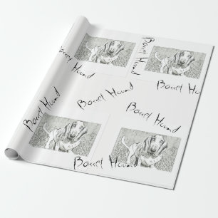 Papel do papel de embrulho de Basset Hound
