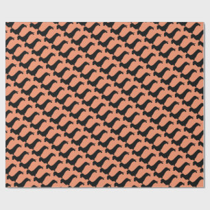 Papel do papel de embrulho do Dachshund do cabelo