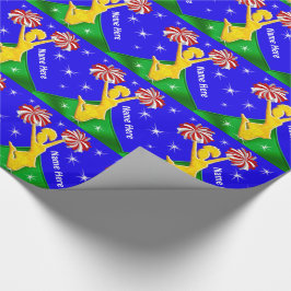 Papel do papel de embrulho dos cheerleaderes do