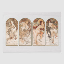 PAPEL DOS TECIDOS: ALPHONS MARIA MUCHA : ESTAÇÕES