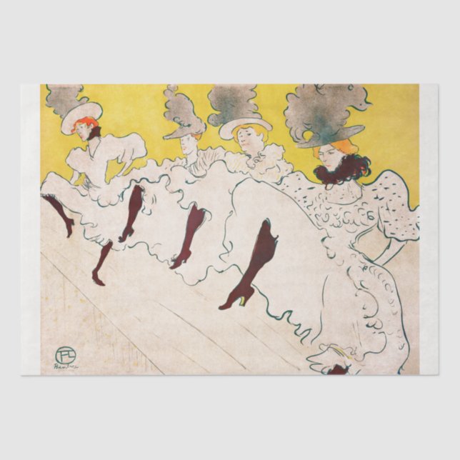 PAPEL DOS TECIDOS: TOULOUSE LAUTREC (Frente )