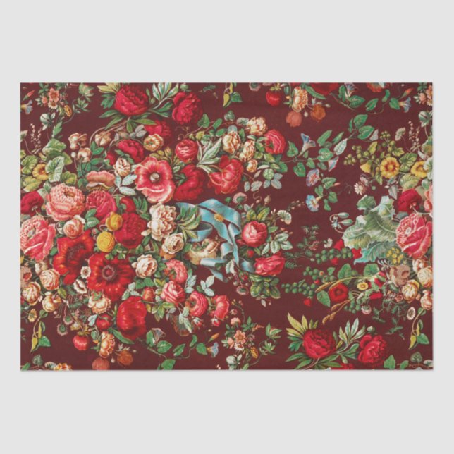 PAPEL DOS TECIDOS: VINTAGEM FLORAL CHINTZ (Frente )