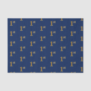 Papel Dourado de 1 rua (Primeira) Azul