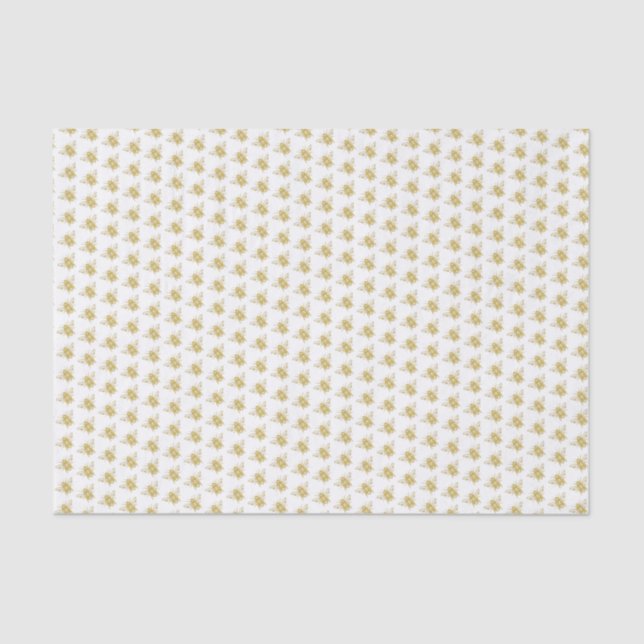 Papel Dourado para tecidos de abelhas (Frente )